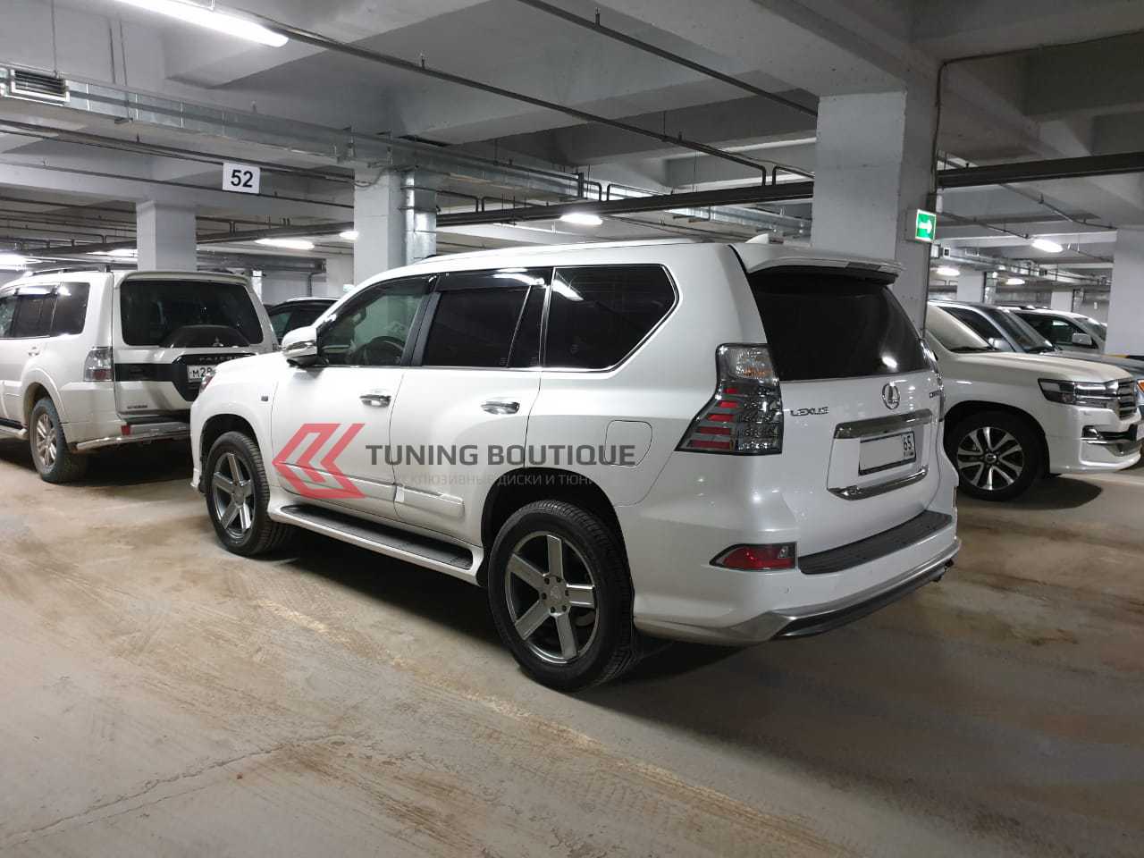 Lexus GX на 20'" дисках KMC702 Matte Graphite фото 1